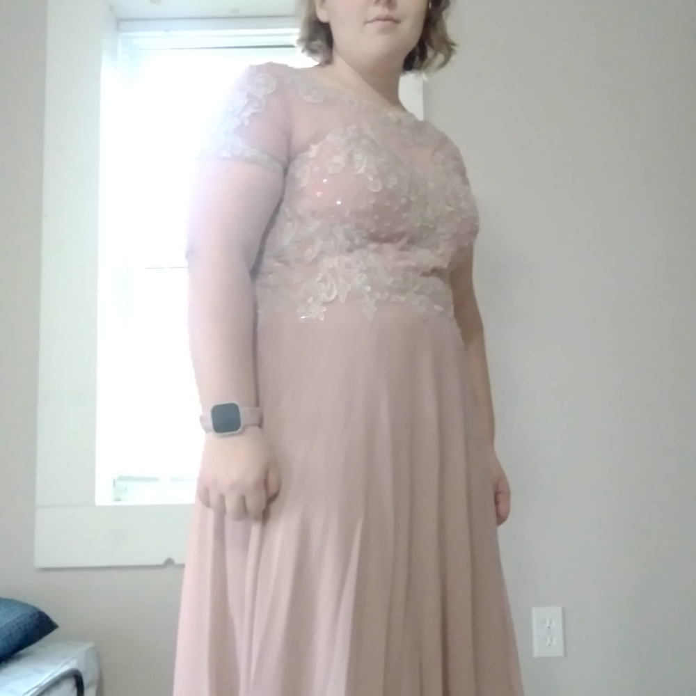 Dusty Rose Formal Dress